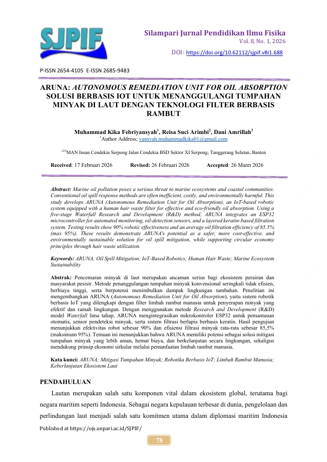 ARUNA — Research Publication — project image