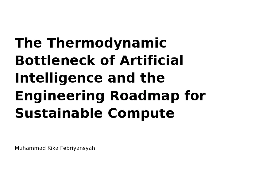 Sustainable Compute — project image